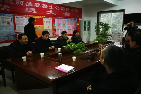 銅官區(qū)區(qū)委常委、人武部到商品混凝土公司開展專項督導工作