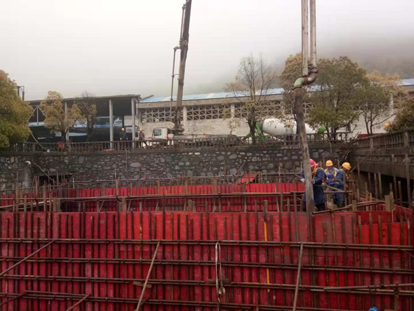 銅冠新技術(shù)環(huán)保水池改造工程正在施工